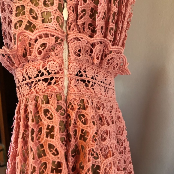 ❌SOLD❌Self portrait tiered lace mini dress - Picture 7 of 12